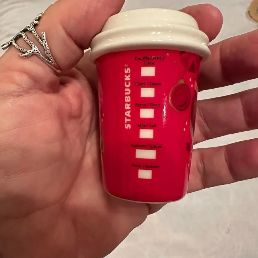 2013 Starbucks Ceramic Ornament Collectible Coffee